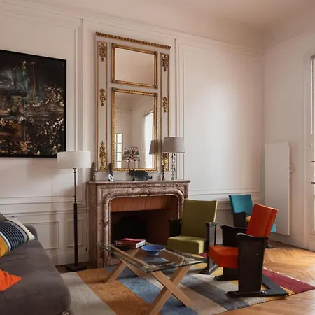 Daire Spacious Nest With Terrace Near Batignolles *